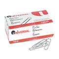 Universal Paper Clips Smooth Finish No. 1 Silver 100-Box 72210